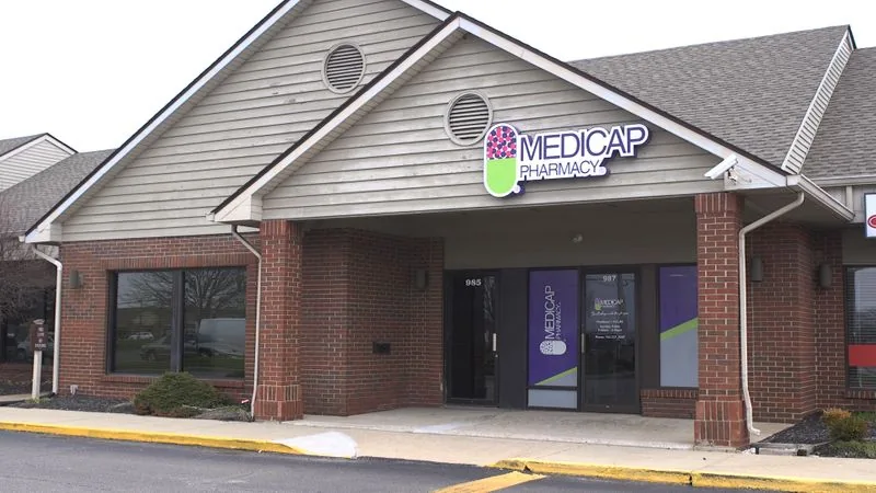 Medicap Pharmacy storefront in Lafayette, Indiana